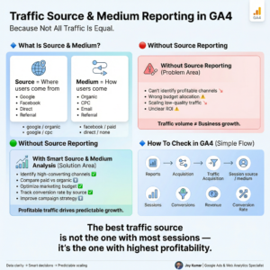 Traffic Source & Medium Reporting in GA4